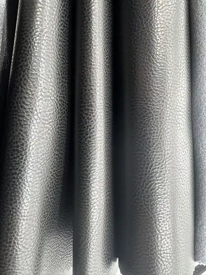 Cuero genuino de PU para automóvil, grosor de 0,2 a 1,2 mm, diseño simple, precio más bajo.