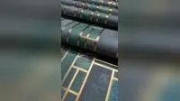 Papel tapiz metálico 3D para interiores, resistente al agua, con lámina dorada 2024, para decoración del hogar, venta al por mayor