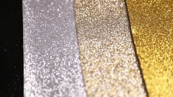Cuero sintético de PU de imitación de Cenicienta de PVC de color brillante para zapatos
