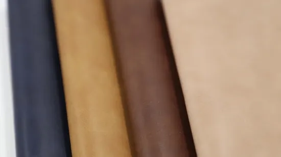 Cuero sintético de PVC resistente a la abrasión con patrón elástico en relieve colorido personalizado para la fabricación de la parte superior del zapato.