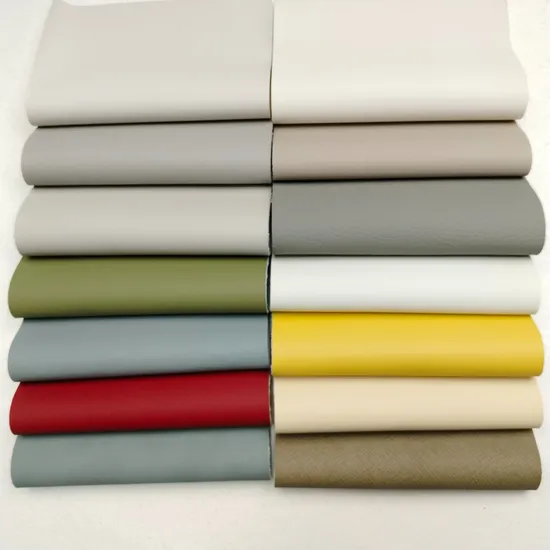 Cuero PVC resistente a la abrasión por la mitad