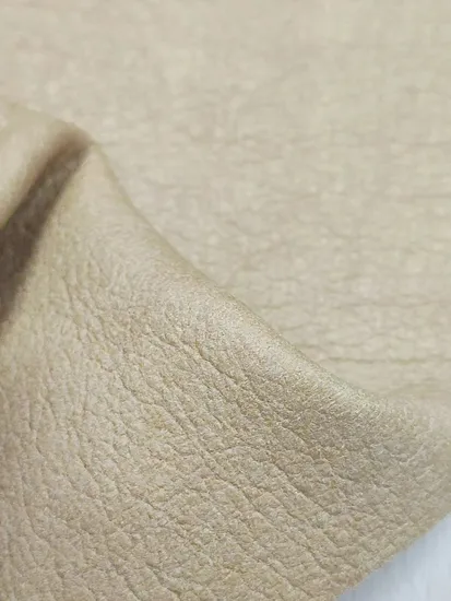 Forro de piel sintética patentada con tacto genuino y transpirable para zapatos.